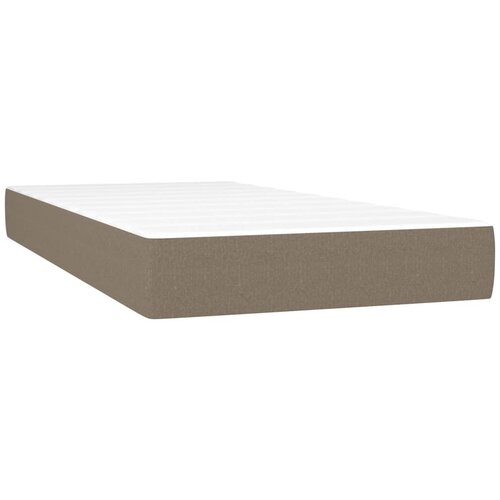 vidaXL Vzmetnica z žepkasto vzmetjo taupe 90x190x20 cm blago, (20792274) Cene