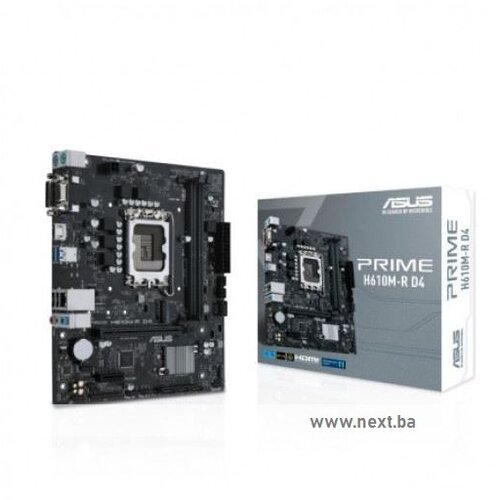  Matična 1700 Asus PRIME H610M-R D4-SI, Intel H610 Cijene
