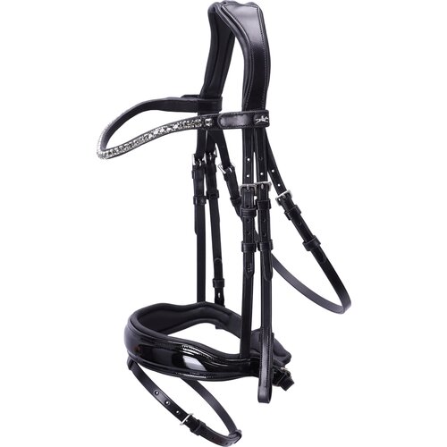 Schockemöhle Sports Uzda Siena, black/patent/grey Cene