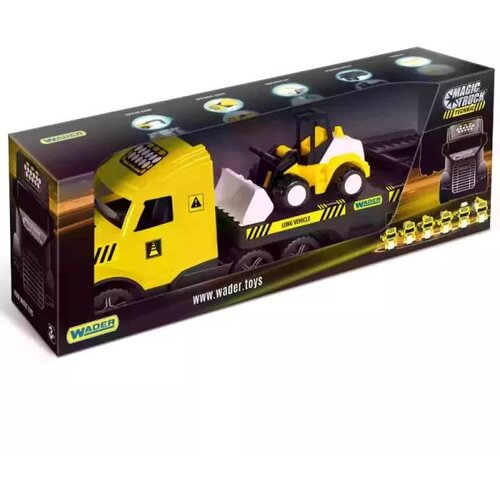 Wader Magic Truck Technic tovornjak z buldožerjem - 79 cm Cene