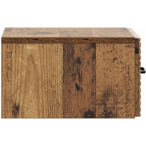 Noćni ormarić za montažu na zid Staro drvo 34,5 x 33 x 20 cm Slike