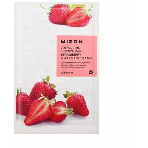 Mizon Joyful Time Strawberry Sheet maska za omekšavanje lica 23 g Cijene