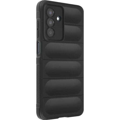 AVIZAR Silikonski ovitek za Samsung Galaxy A17 z reliefnim teksturiranim dizajnom Soft-Touch, Črna, (5000189914) Cene