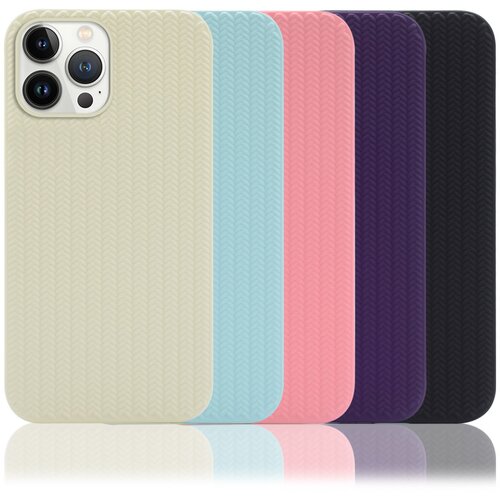  Maska za iPhone 14 Pro Max Knit mint Slike