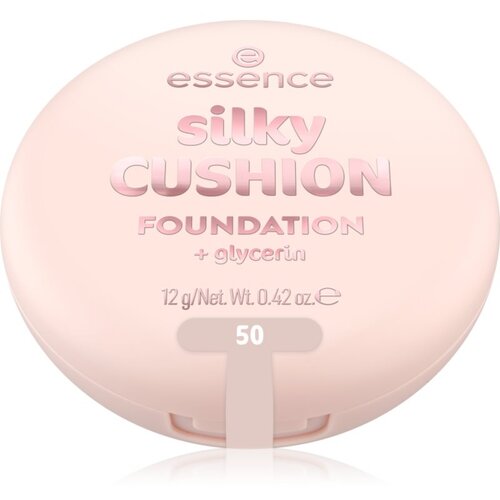 Essence silky CUSHION FOUNDATION tekoči puder v gobici s srednjo prekrivnostjo odtenek 50 12 g Slike