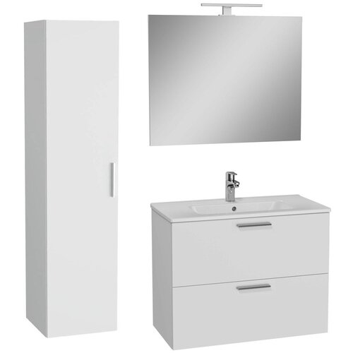 Vitra MIASET80BSET Mia 79 x 61 x 39,5 cm kopalniški sestav s stransko omarico Cene