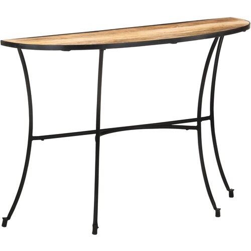 VidaXL Stranska mizica 110x40x77 cm trden mangov les Slike
