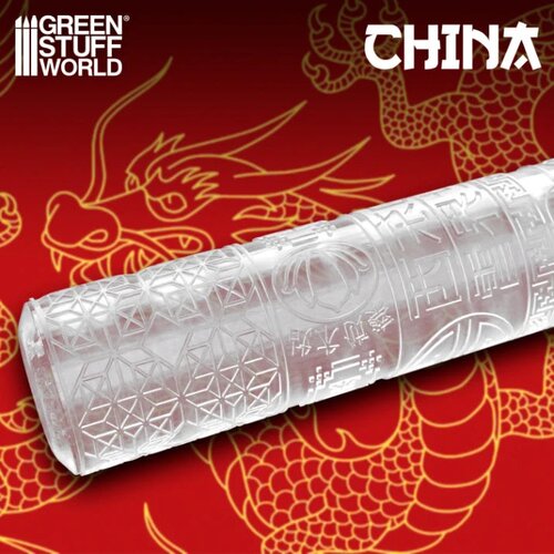 Green Stuff World Rolling Pin CHINESE – Teksturirani valjak Kineski motiv Cene