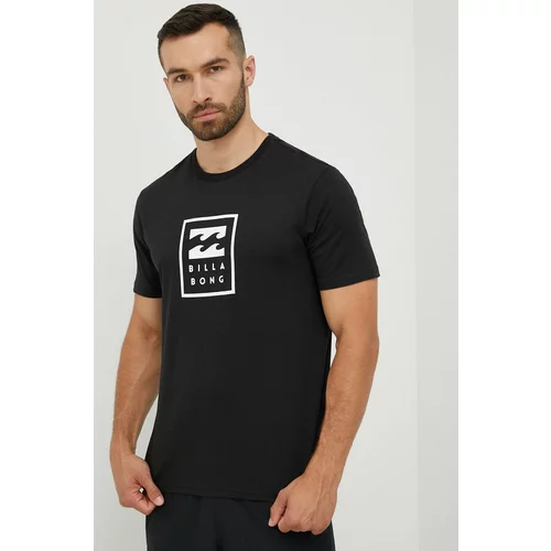 Billabong Pamučna majica boja: crna, s tiskom
