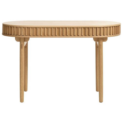 Unique Furniture Pisalna miza v hrastovem dekorju 60x120 cm Carno &amp;ndash; Slike