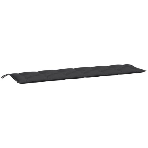  Jastuci za vrtnu klupu 2 kom crno 200x50x7 cm tkanine Oxford Slike