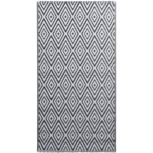Maison Chic Zunanja Preproga, Rug bela in črna 120x180 cm PP, (22122735) Cene