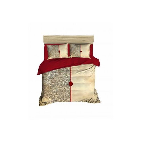 Lessentiel Maison set posteljine 465, 200x220cm, bež-crvena Cijene