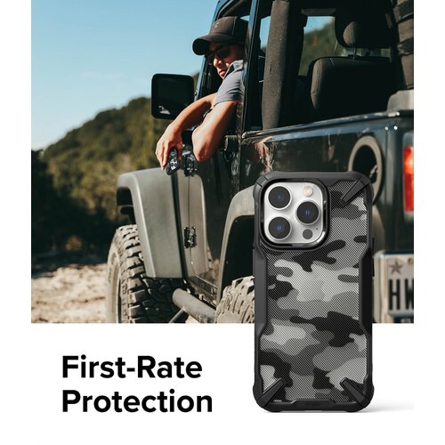 Ringke Fusion X Design - iPhone 14 Pro Max - Camo Black Cijene