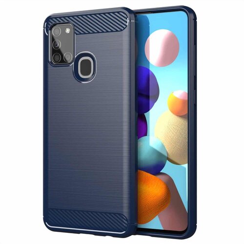  Carbon Case Fleksibilna TPU futrola za Samsung Galaxy A21S Slike