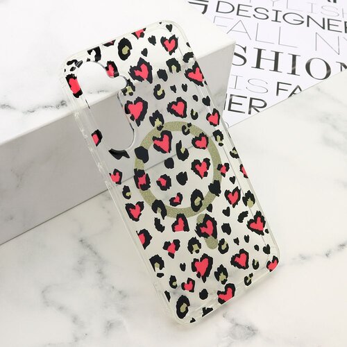  Maska LEOPARD MagSafe za Samsung S721B Galaxy S24 FE/ roza Cene