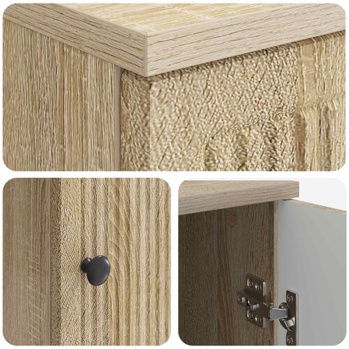  Stol Hrast sonoma Konstruirano drvo 142,5 x 50 x 75 cm Slike