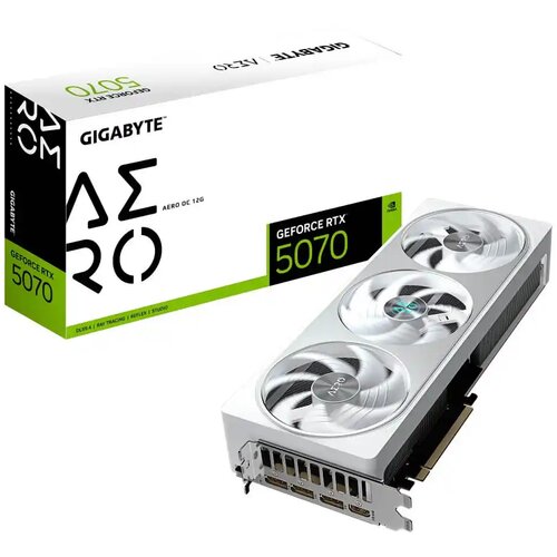 Gigabyte graficka karta geforce rtx 5070 aero oc GDDR7 12GB 192bit 3xDP/HDMI Cene
