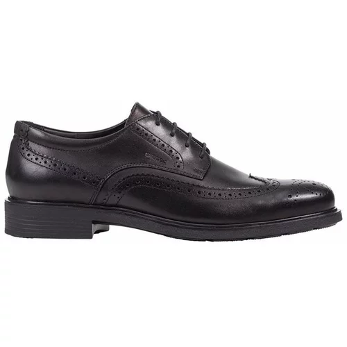 Geox Kožne cipele Dublin za muškarce, boja: crna, U34R2B 00043 C9999