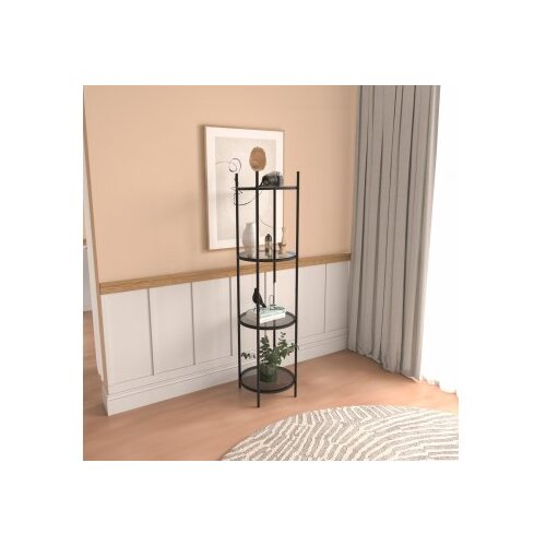Hanah home polica za knjige vogue black smoked glass Cene