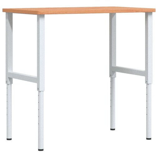 VidaXL Radni stol 100x60x(71,5-98) cm od masivne bukovine pravokutni Slike