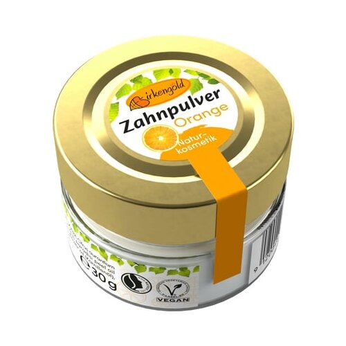 Birkengold prah za zobno pasto - oranžna - 30g Cene