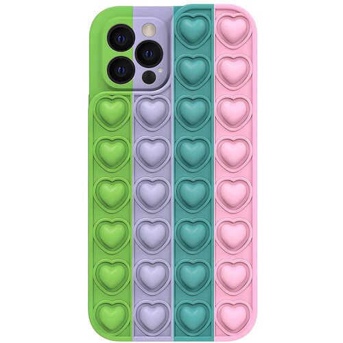 HEART Pop It futrola za Apple iPhone 11 - Vi&amp;scaron;ebojna 5 KP25427 Slike