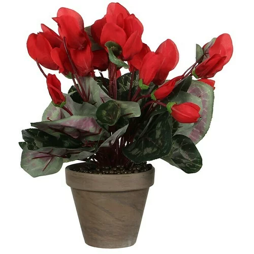 Edelmann Umjetna biljka (Visina: 30 cm, Crvene boje, Plastika)