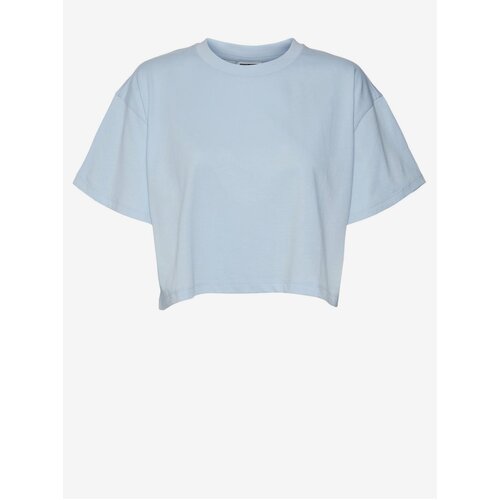 Noisy May Light blue crop top T-shirt Alena - Women Slike