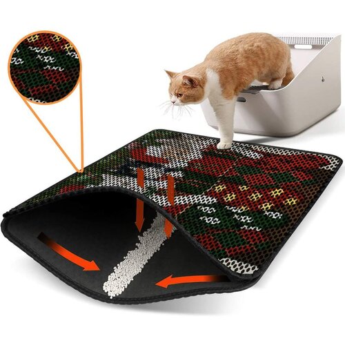 WALLXPERT Nrszn0169 multicolor cat litter mat Cene