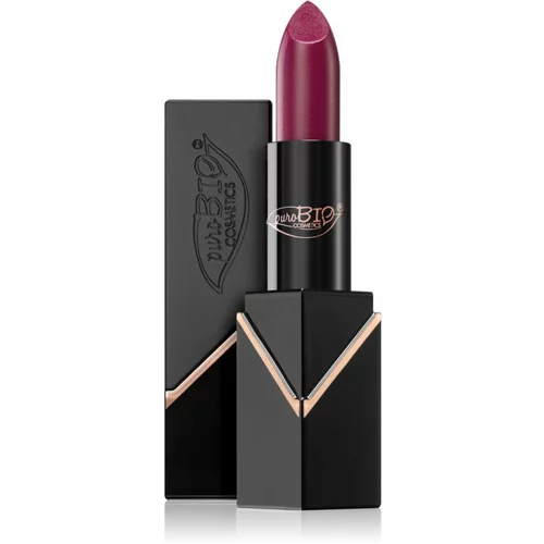 puroBIO cosmetics rdečilo za ustnice semi-matte - 102 temno roza