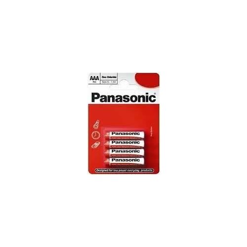 Panasonic R03RZ/4BP - 4× AAA Zinc Carbon baterija Slike