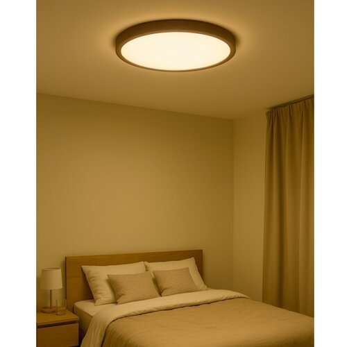  LED plafonsko svetlo LED/32W/230V 3000/4000/6500K prečnik 40 cm braon Slike