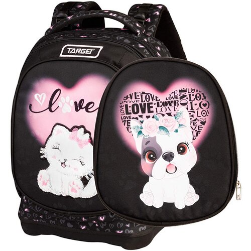 Target Ergonomski šolski nahrbtnik Superlight 2 Face Sweet Pets Cene