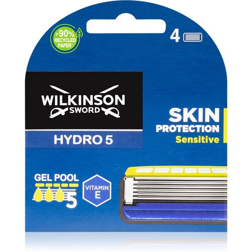 Wilkinson Sword Hydro5 Skin Protection Sensitive nadomestne britvice 4 kos Cene