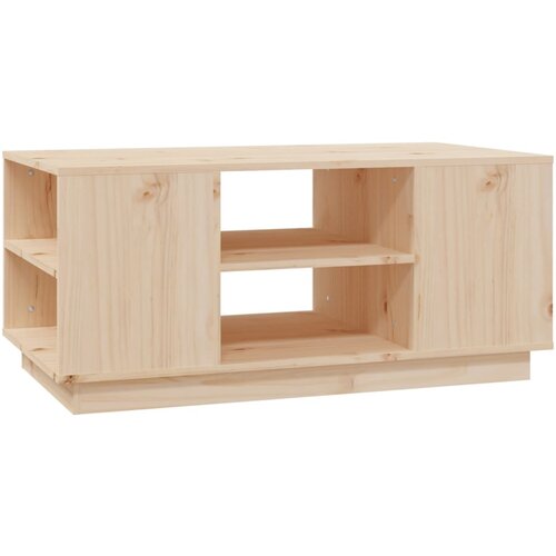 Maison Chic Klubska mizica - kavna mizica - Nizka mizica 90x49x40,5 trdna borovina, (21754881) Cene