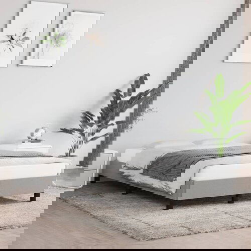 Furnova Posteljni okvir brez vzmetnice siv 120x190 cm blago, (21940807) Slike