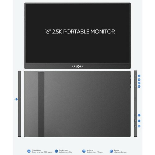  Eksterni (Portable) ekran Z1RC 2.5K QHD Slike