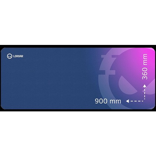 Lorgar Main 139 Gaming mouse pad High-speed surface Purple anti-slip rubber base size: 900mm x Slike