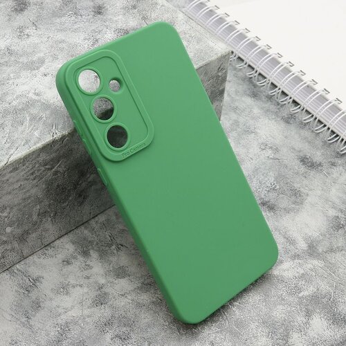 Silikonska maska pro camera za samsung A556B galaxy A55 5G/ tamno zelena Slike