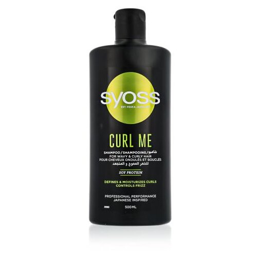 Syoss Curl Me Shampoo 500 ml &amp;scaron;ampon skodrani lasje valoviti lasje za ženske Slike