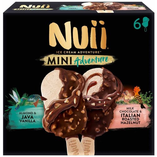 NUII sladoled lešnik & badem vanila 252g 6kom Cene