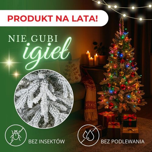  Ct0223 smreka prekrivena snijegom lux 150 cm Slike