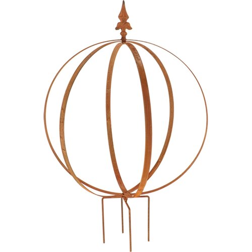 Esschert Design Kroglasta opora za rastline &amp;quot;Fleur-de-Lis&amp;quot; - Fleur-de-Lis Slike