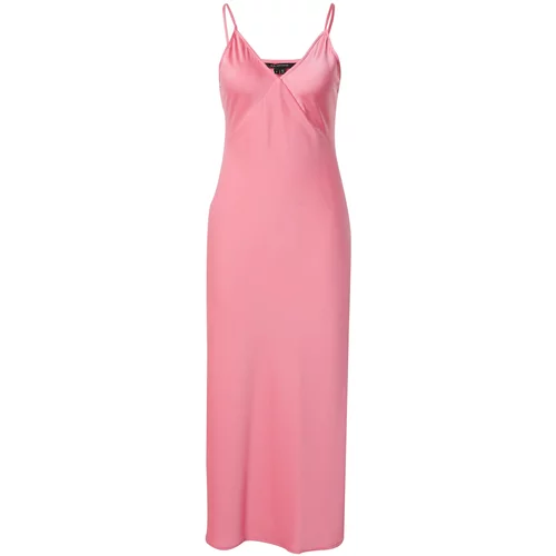 Armani Exchange Večerna obleka svetlo roza