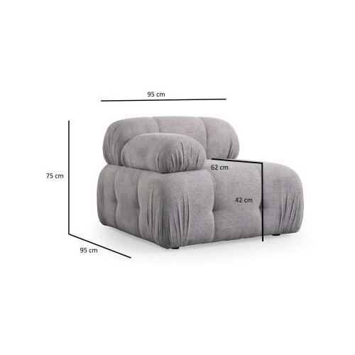 Atelier Del Sofa fotelja petite 1R light grey Cene