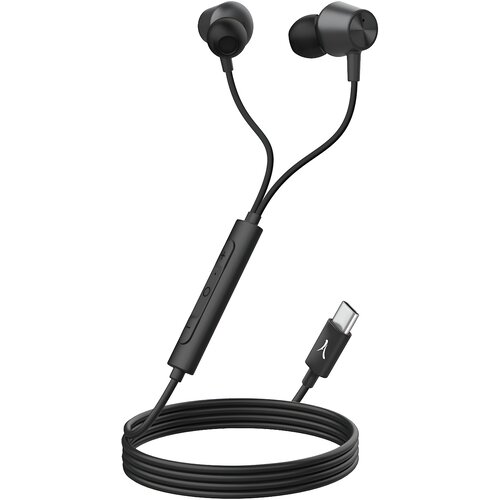 Oem Akashi, Žične slu&scaron;alke z odpravljanjem hrupa USB-C Mikro daljinski upravljalnik, Črna, (5000231711) Cene