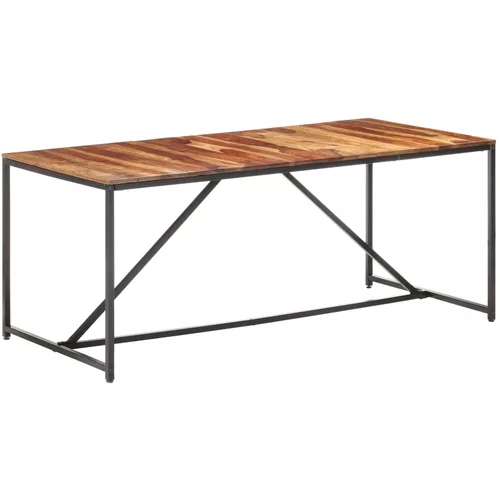  blagovaonski stol 180 x 90 x 76 cm od masivnog drva šišama