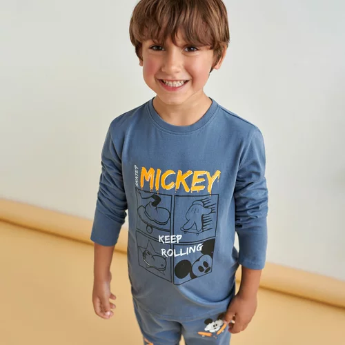 Sinsay - Majica Mickey Mouse - Modra