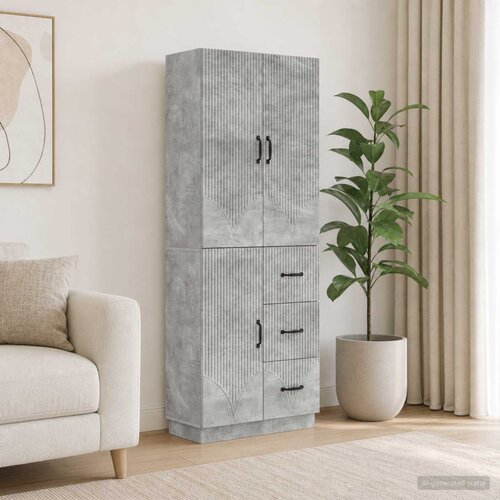  Set ormara 2 kom. Betonska siva Konstruirano drvo 66 x 34,5 x 87 cm Cijene